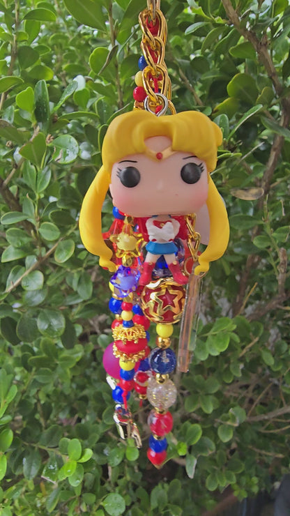Pretty Sailor junkie keychain/purse charm
