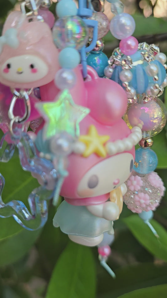 Pretty Melo junkie keychain/purse charm
