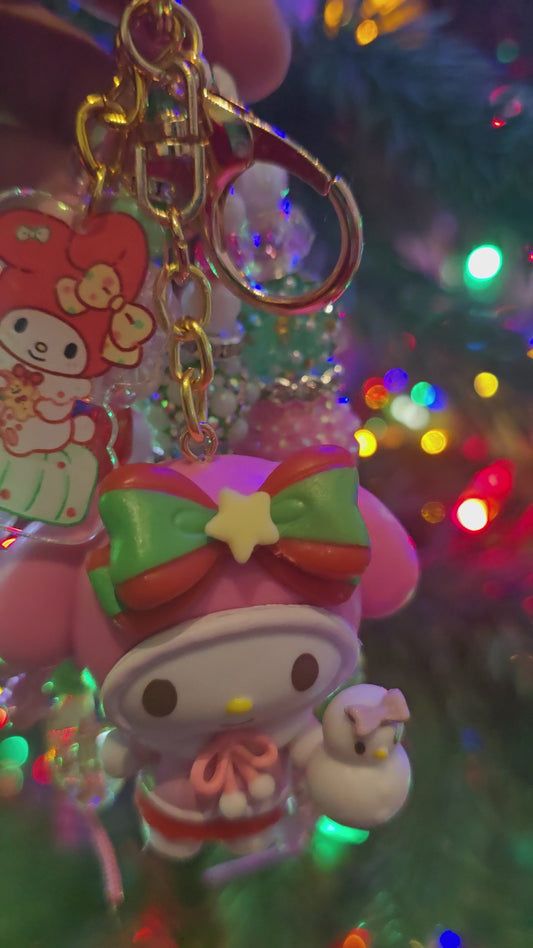 Pretty Melo junkie keychain/purse charm