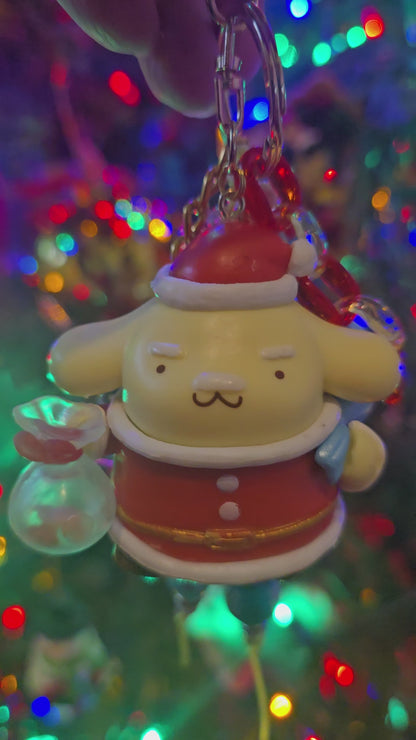 Pretty Pom junkie keychain/purse charm