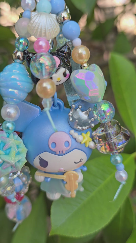 Pretty Kuku junkie keychain/purse charm