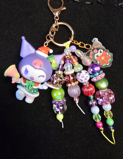 Pretty Kuku junkie keychain/purse charm