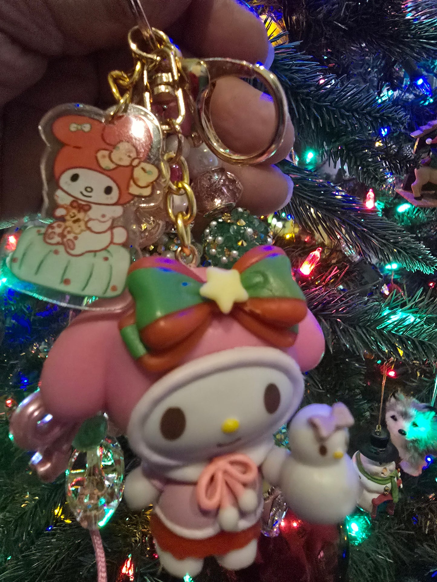 Pretty Kuku junkie keychain/purse charm