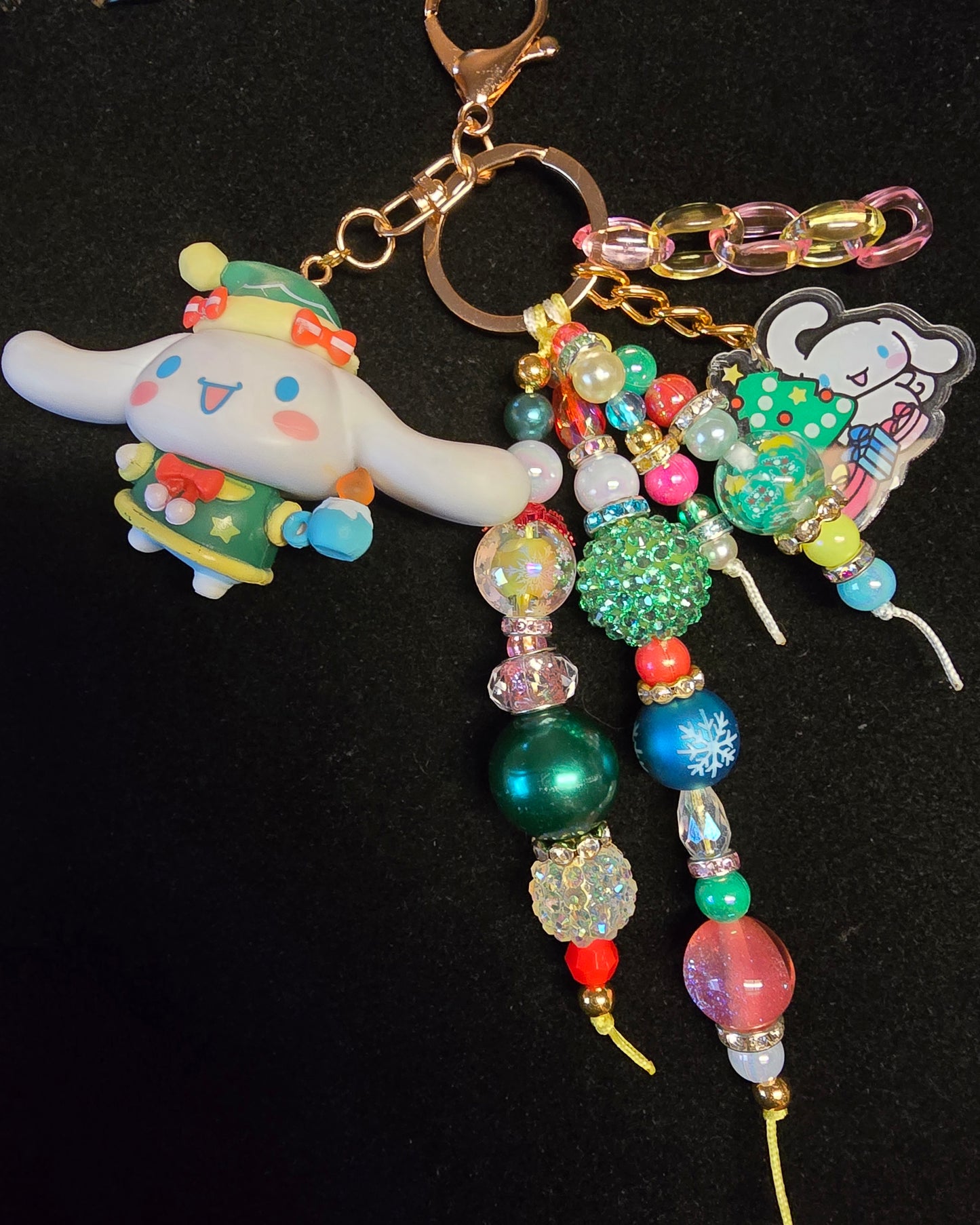 Pretty Cinna junkie keychain/purse charm