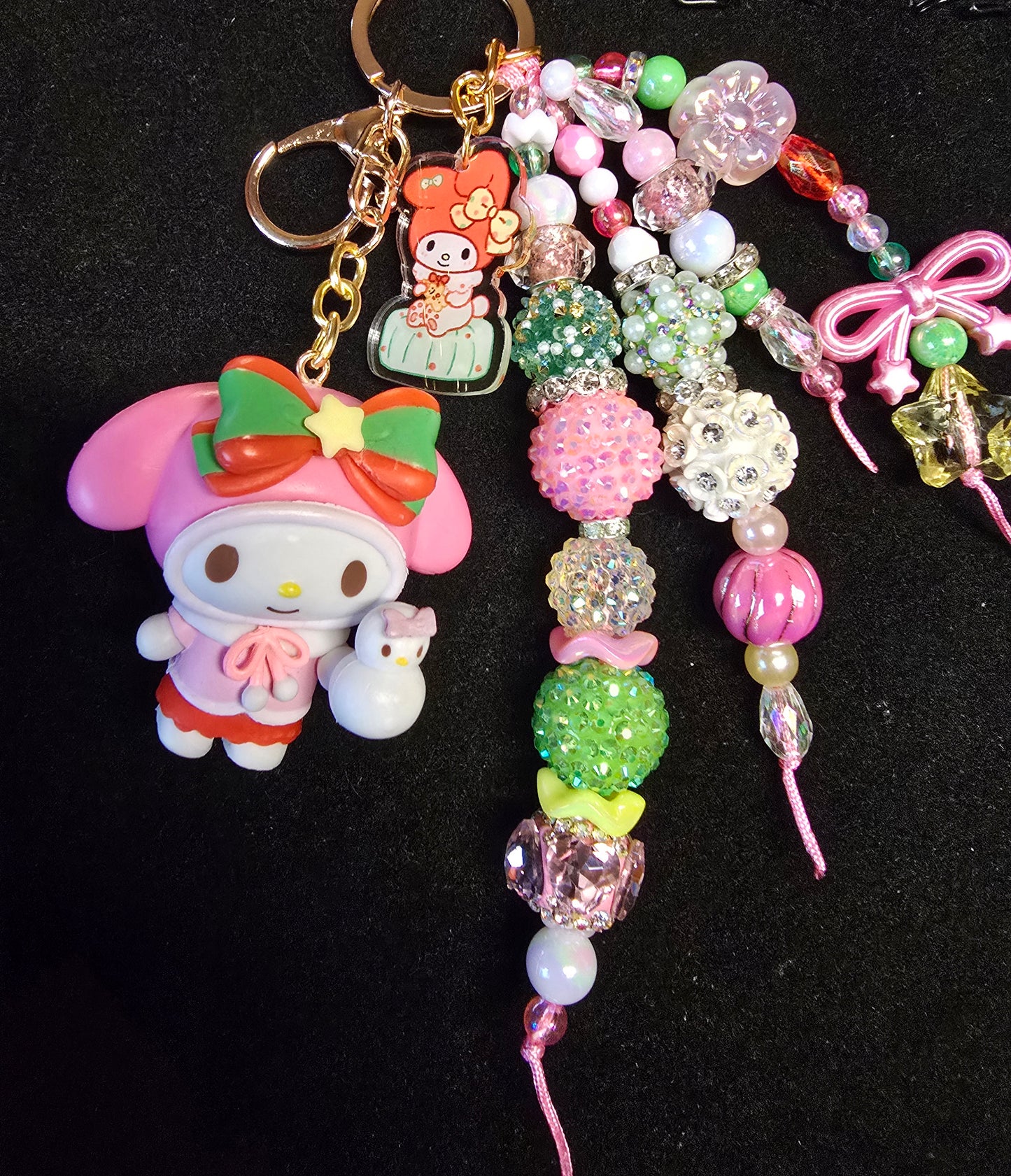 Pretty Kuku junkie keychain/purse charm