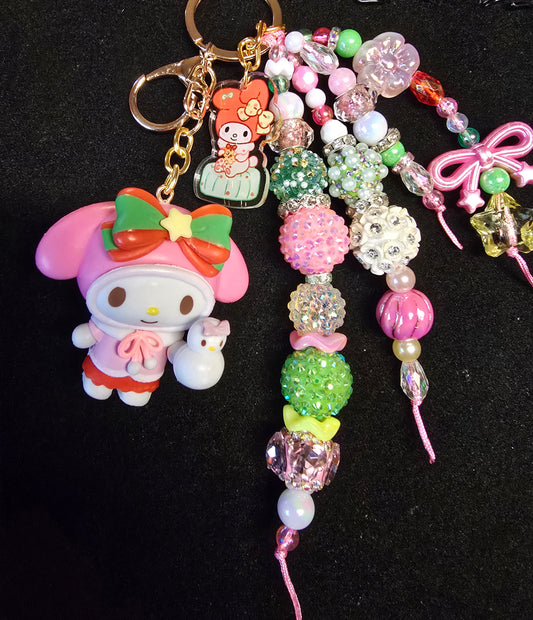 Pretty Melo junkie keychain/purse charm